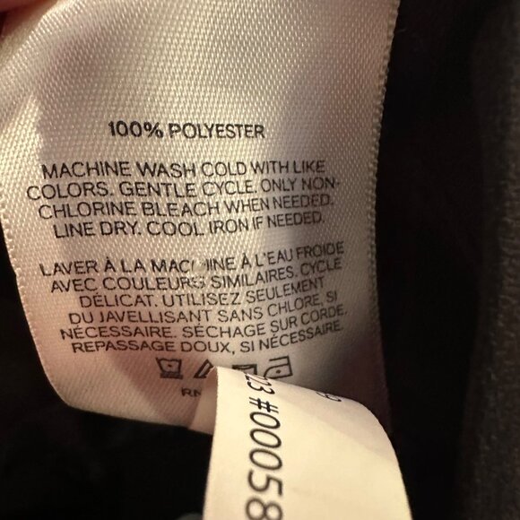 EXPRESS WOMENS High Rise Black Ankle Pants With Tie Waist 2 SHORT - Picture 8 of 9